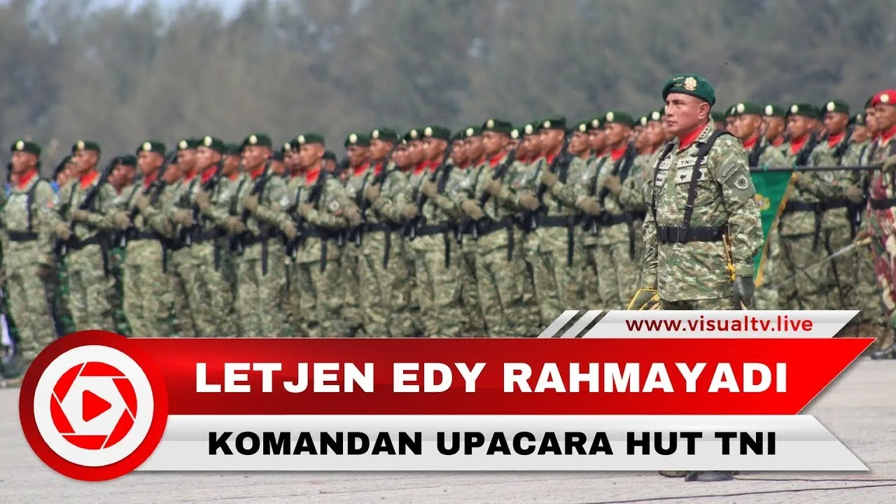 HUT TNI — Letjen Edy Rahmayadi