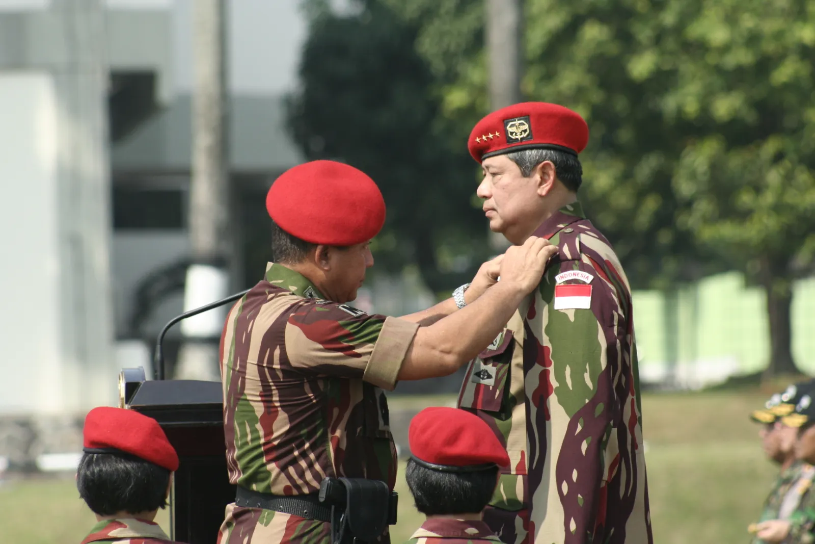Penyematan Baret Kopassus