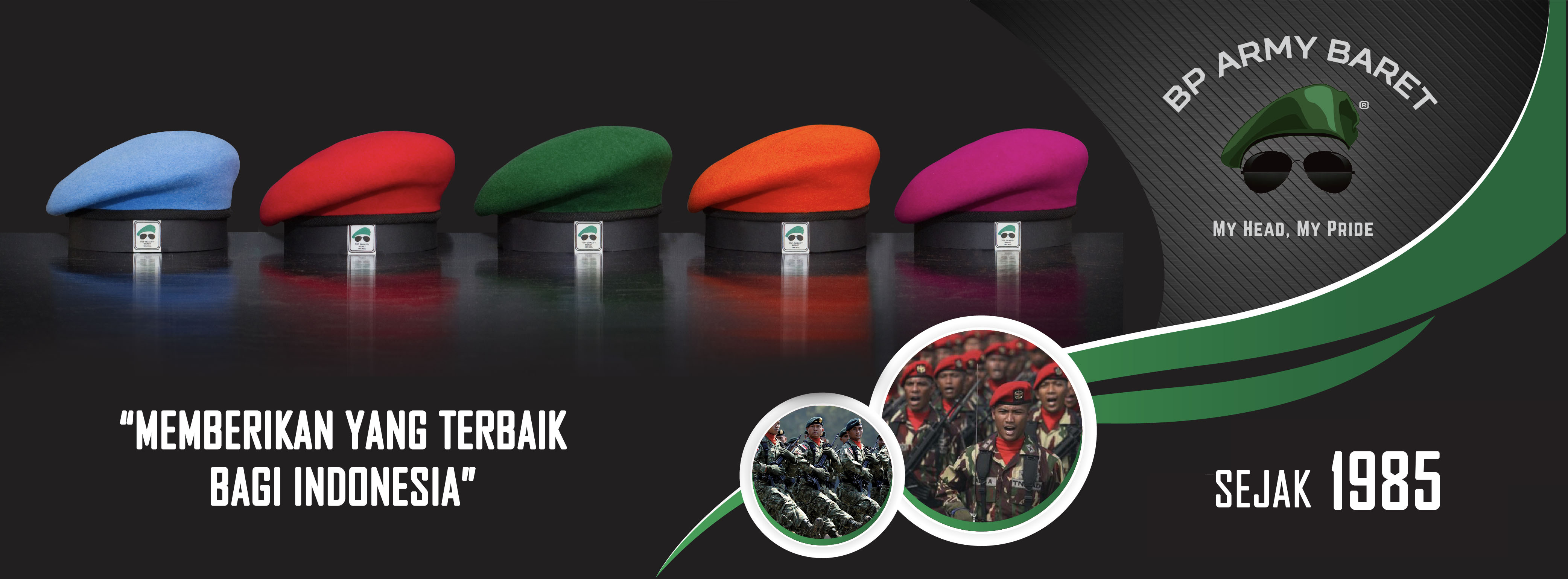 BP Army Baret — Memberikan Yang Terbaik Bagi Indonesia