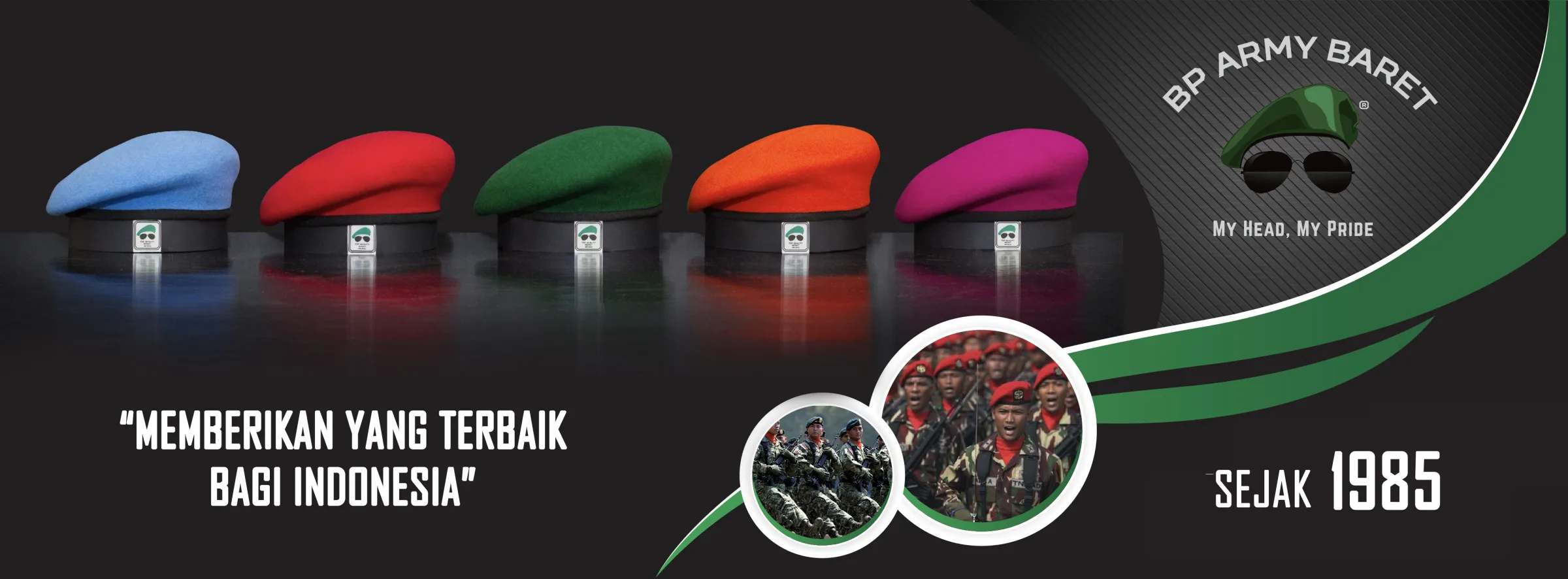 BP Army Baret — Memberikan Yang Terbaik Bagi Indonesia